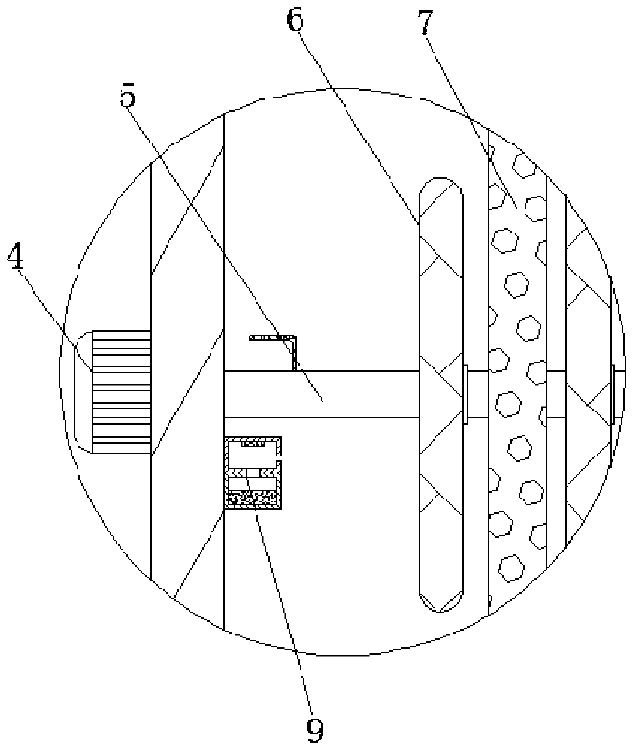 Paperboard recycling and cutting device based on light sensation control principle