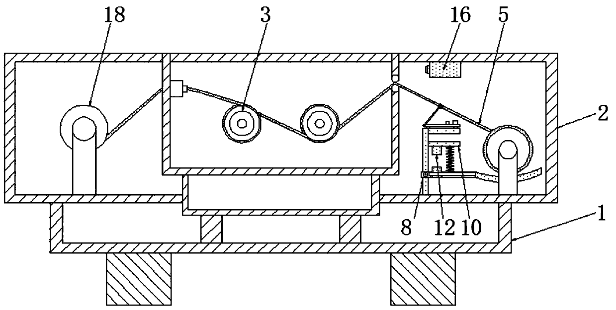 Cable wiredrawing wire breakage emergency braking device based on electromagnetism principle