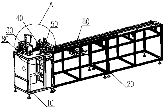 Curtain bead automatic production device