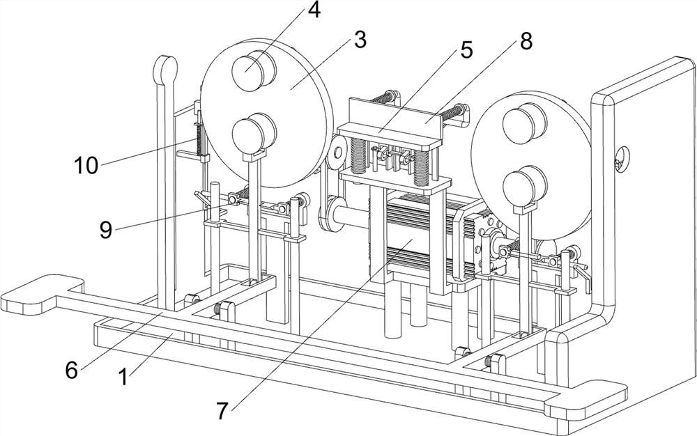 Cement steel bar bending equipment for construction site