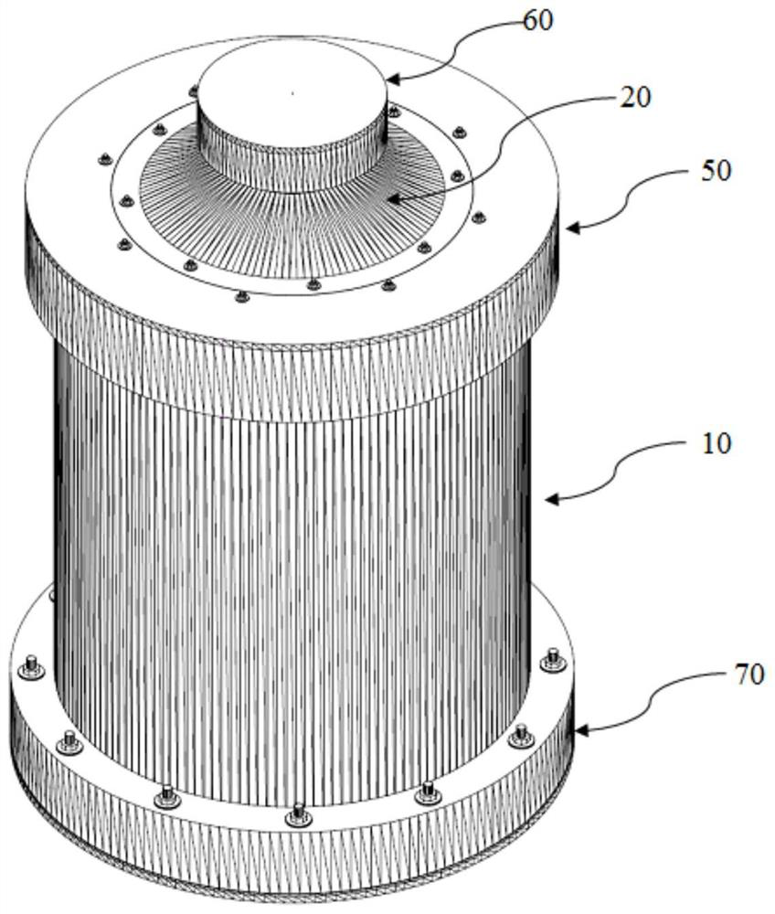 Vertical silos for dry storage of spent fuel in nuclear power plants