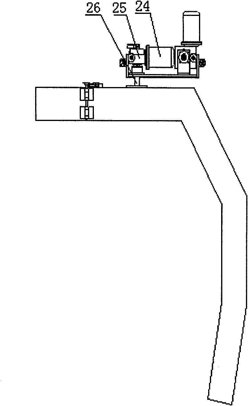 Track type full-automatic automobile repairing and varnish baking device and control system