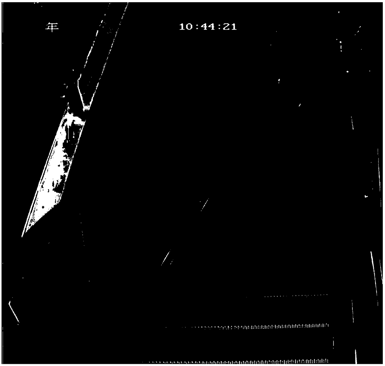 Passenger behavior monitoring method based on machine vision