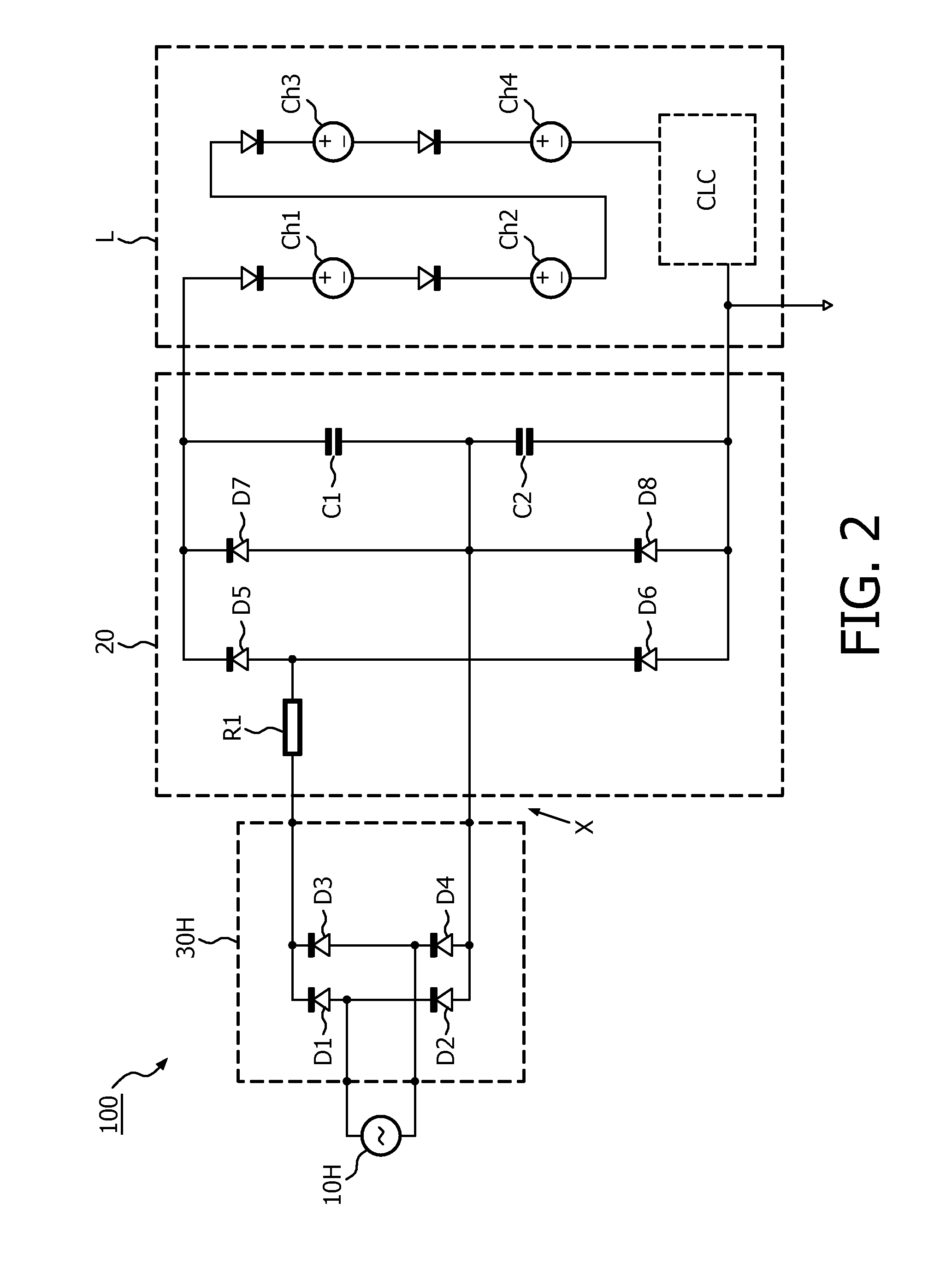 Power supply system for electronic loads