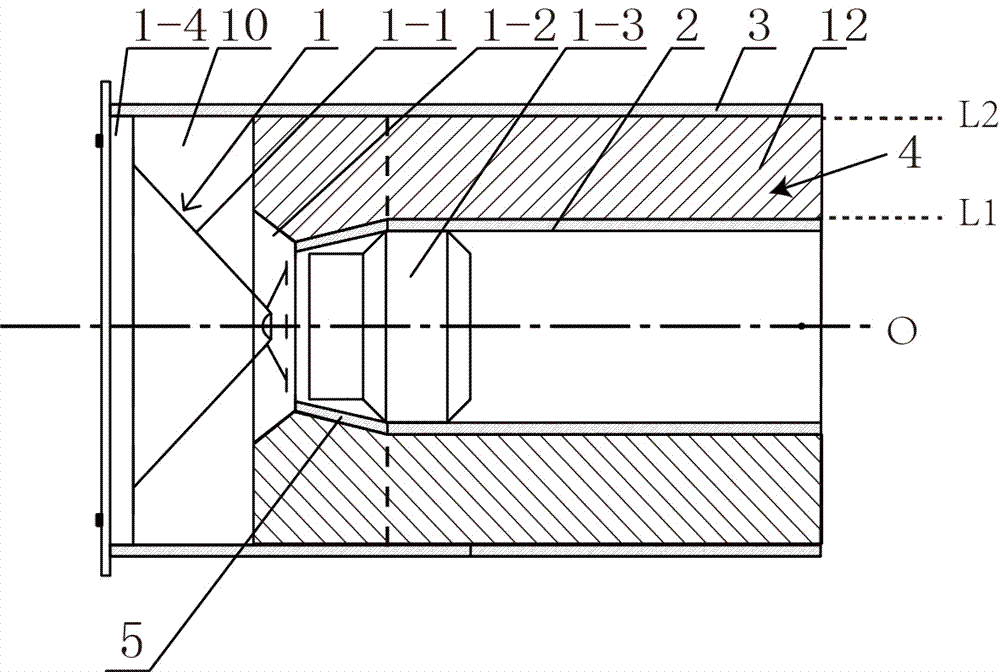 Double-frame combined-type speaker system with precise circular tube compound channel