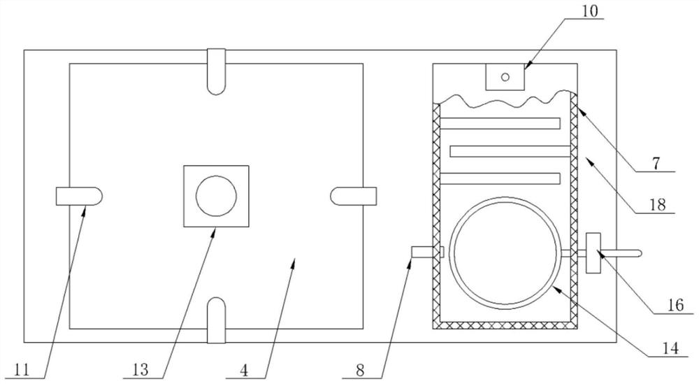 An environment-friendly water-based nbr coating material waste heat utilization and material recovery preparation device