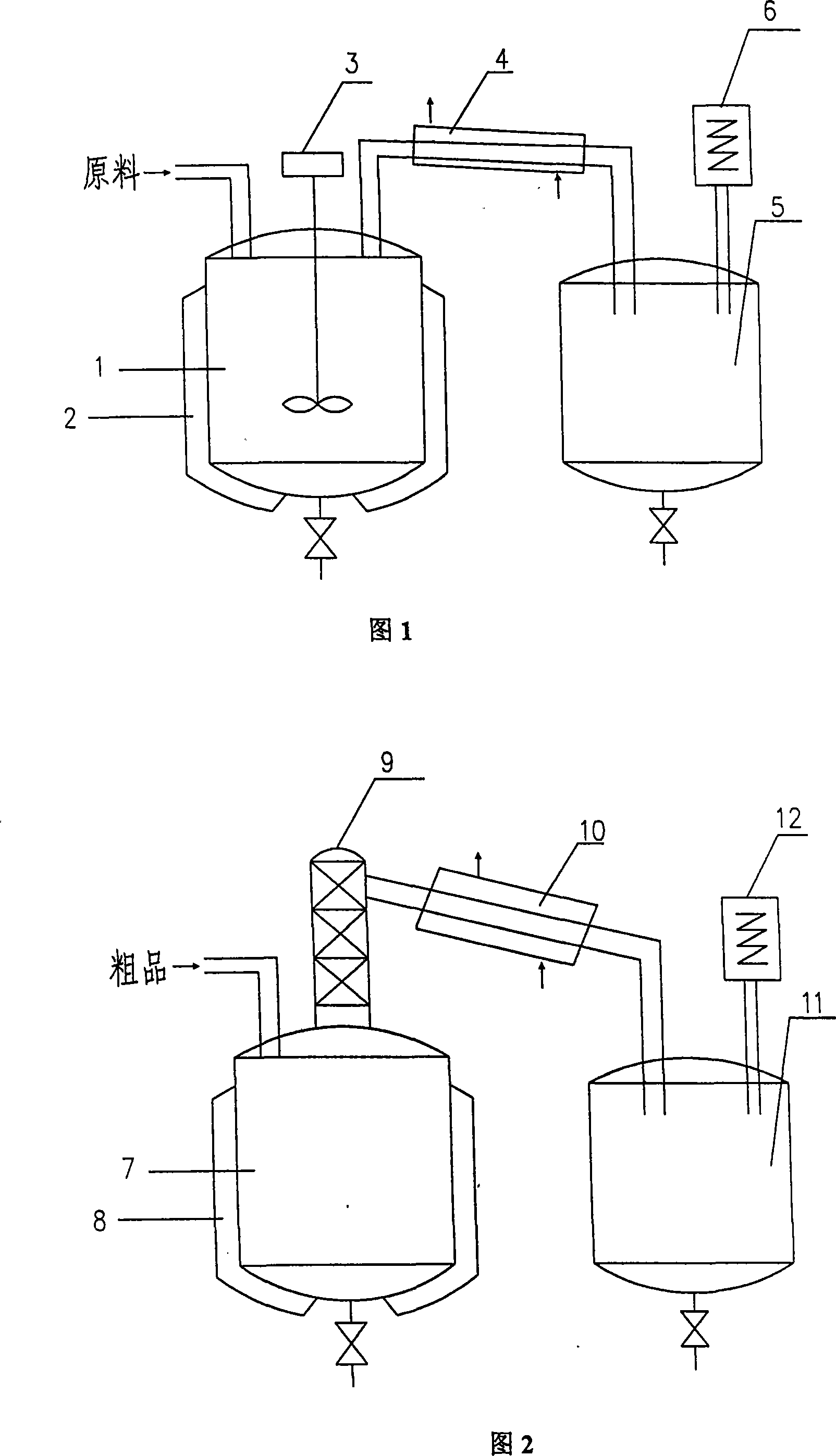 Device for producing methyl methacrylate by using waste and old organic glass and using method thereof