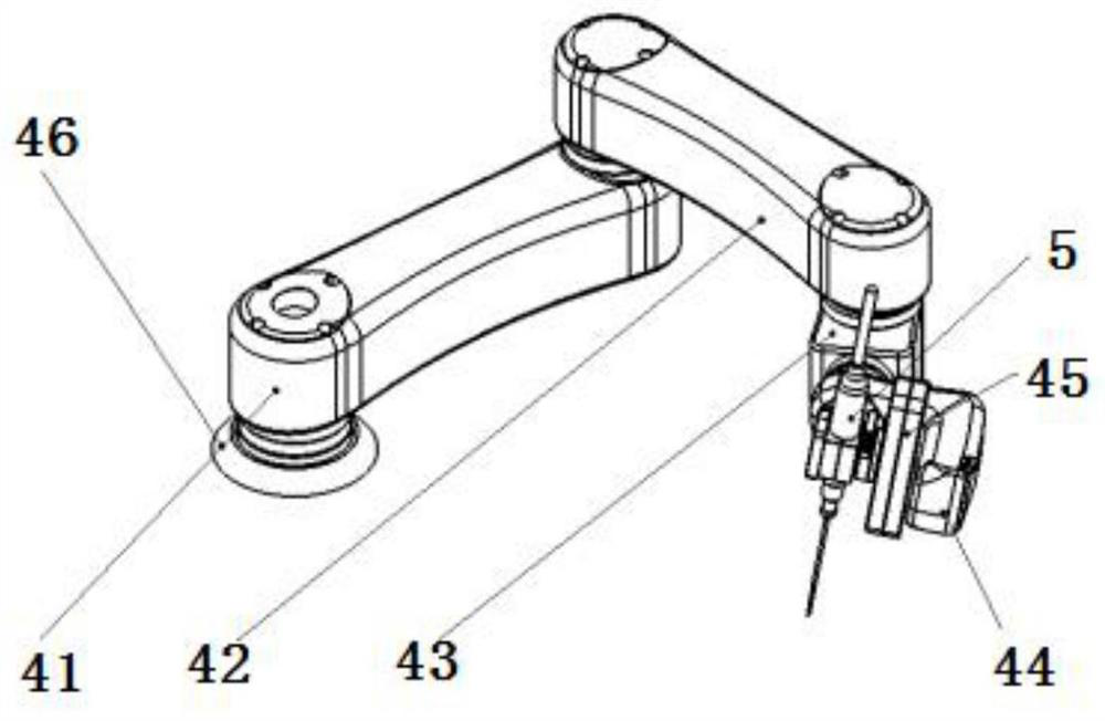 A minimally invasive surgical robot system and a cochlear implant minimally invasive surgical device