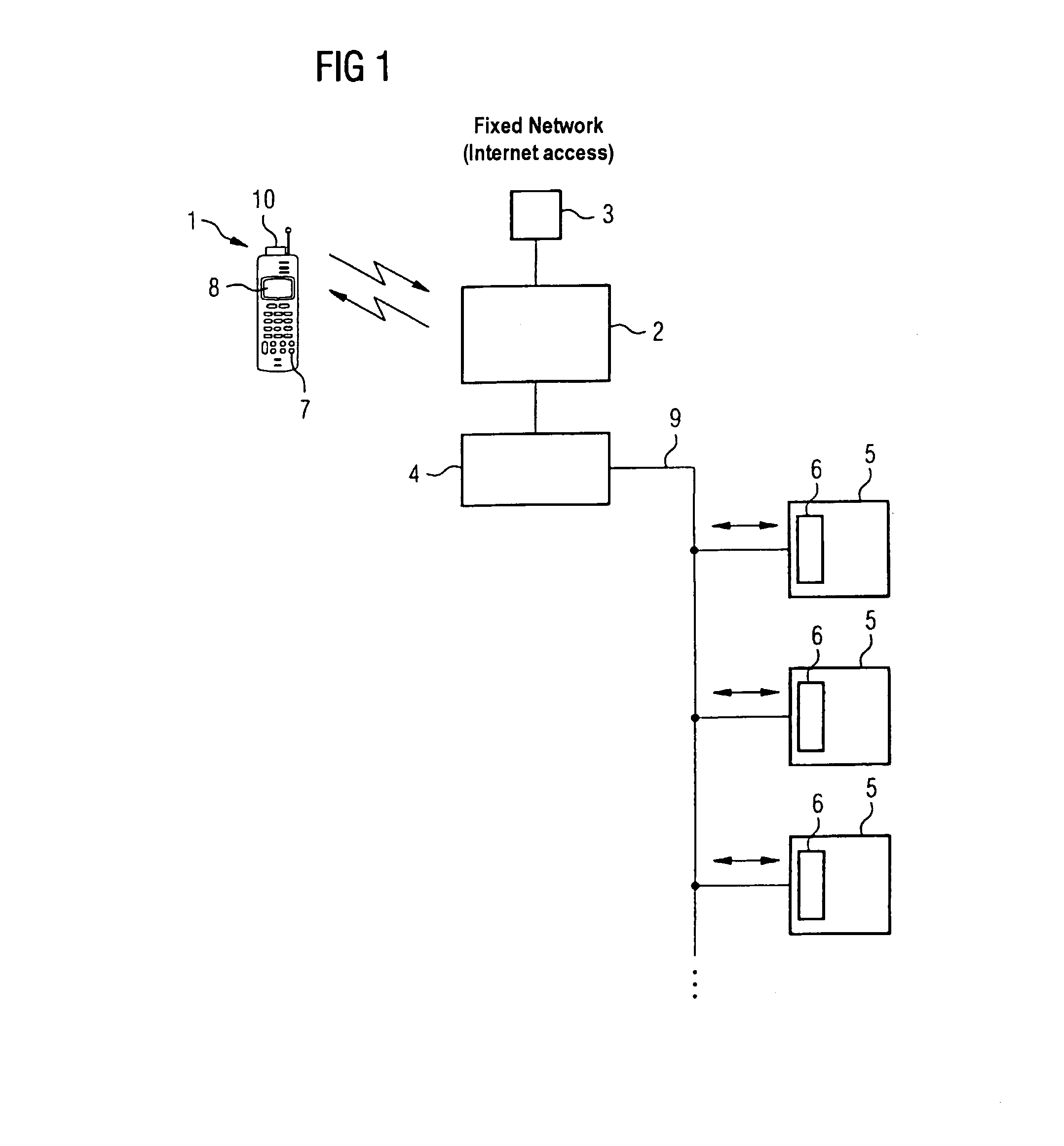 Data exchange system with a mobile component to control consumer