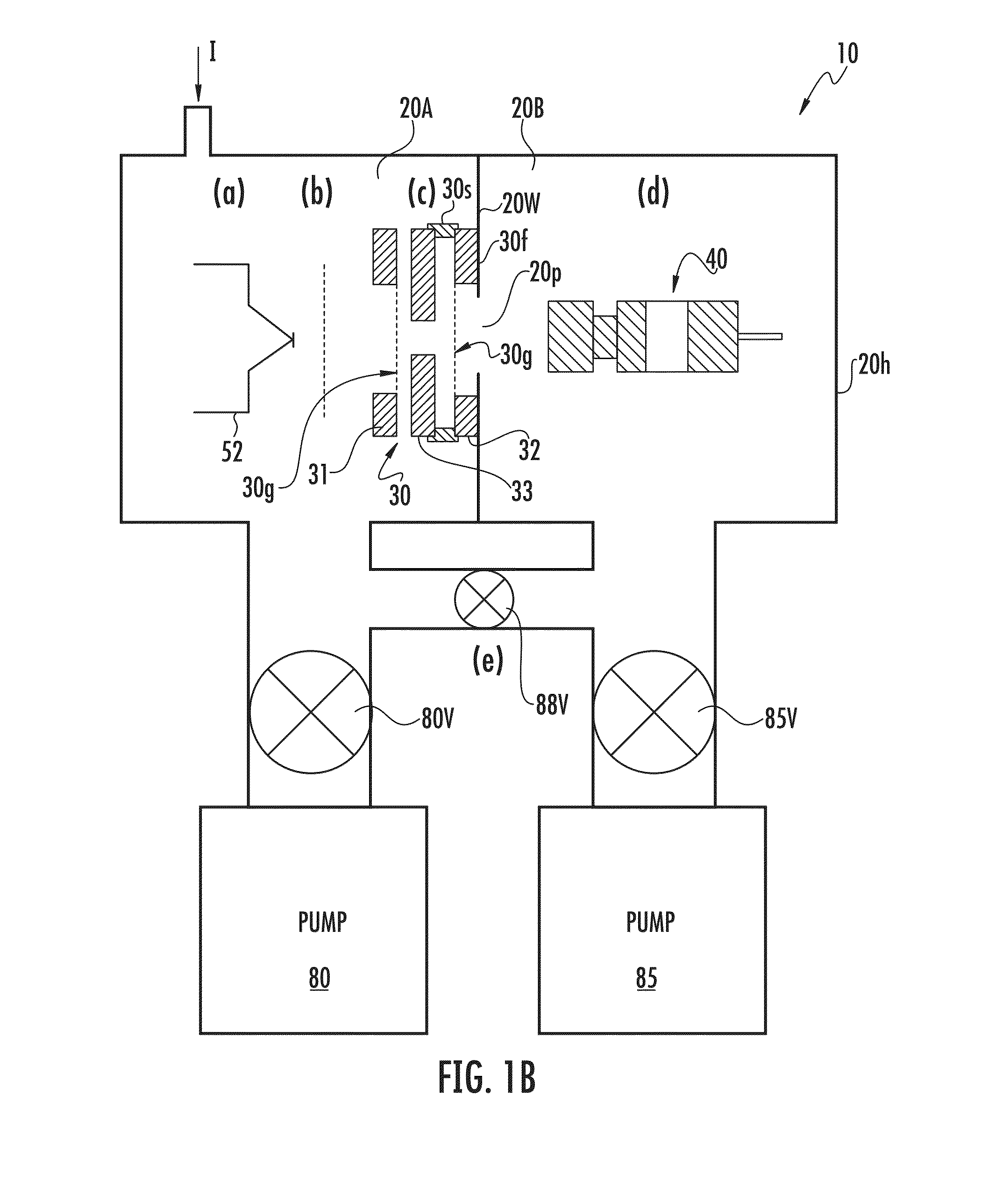 Mass spectrometry systems with convective flow of buffer gas  for enhanced signals and related methods