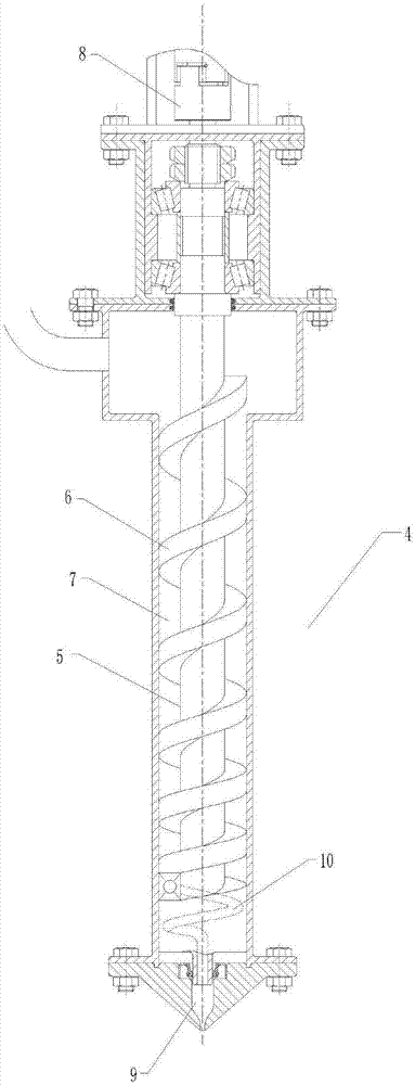 Device and method for chopped fiber continuous orientation