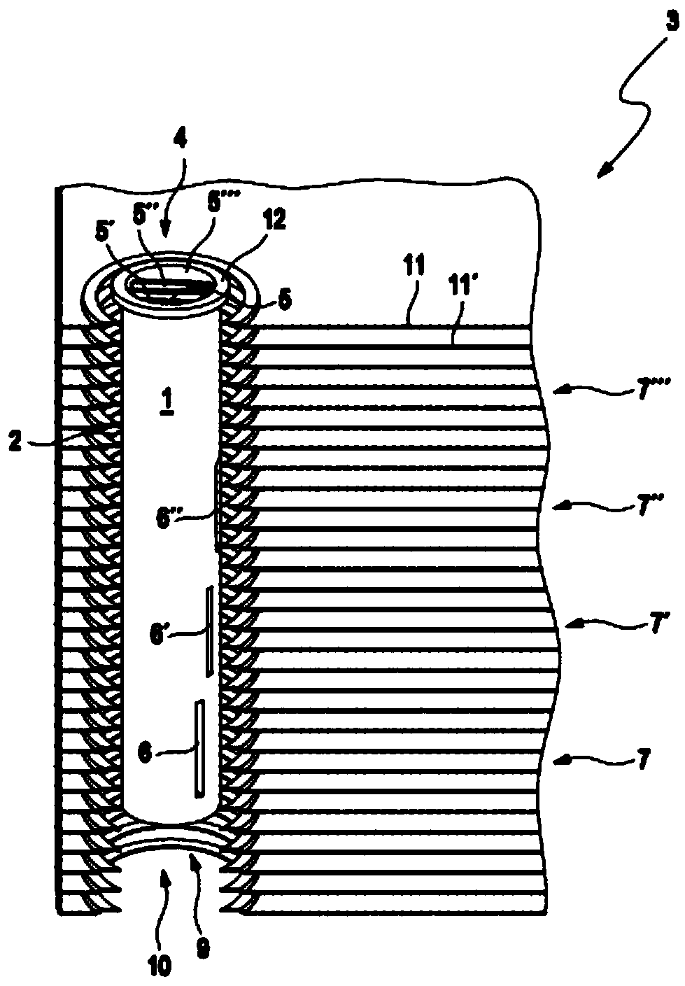 Liner tube for inlet channel of plate heat exchanger