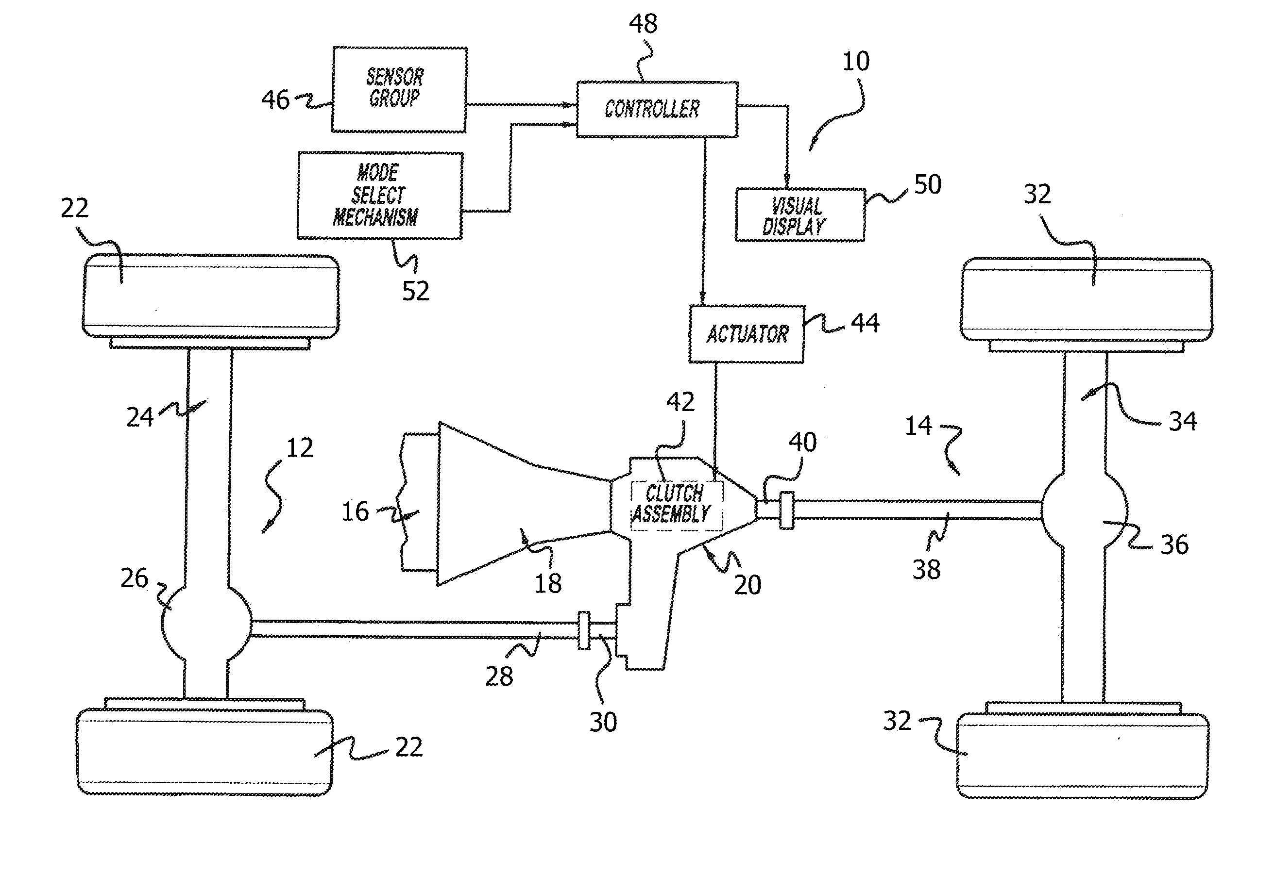 Transfer Case With Clutch Actuator