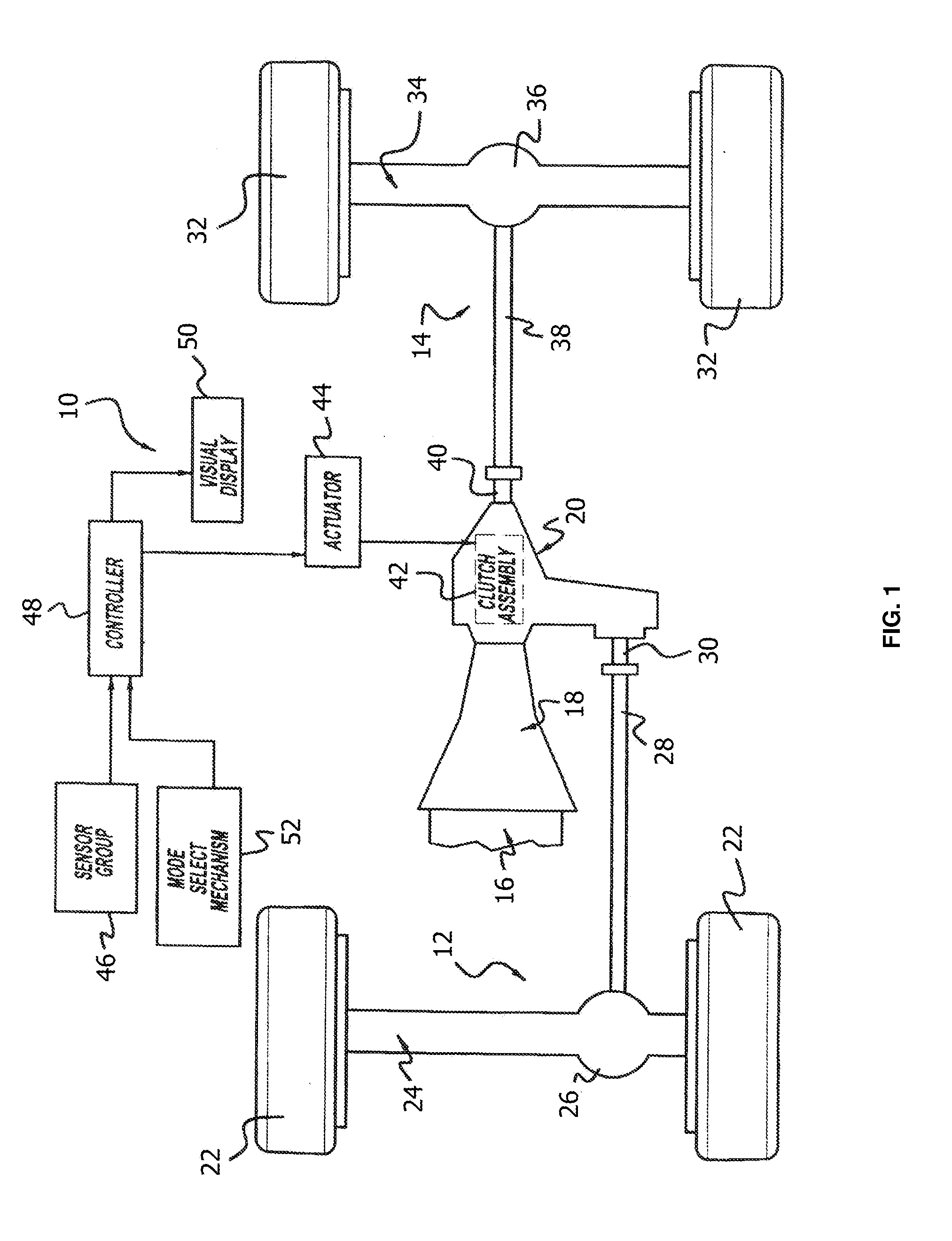 Transfer Case With Clutch Actuator