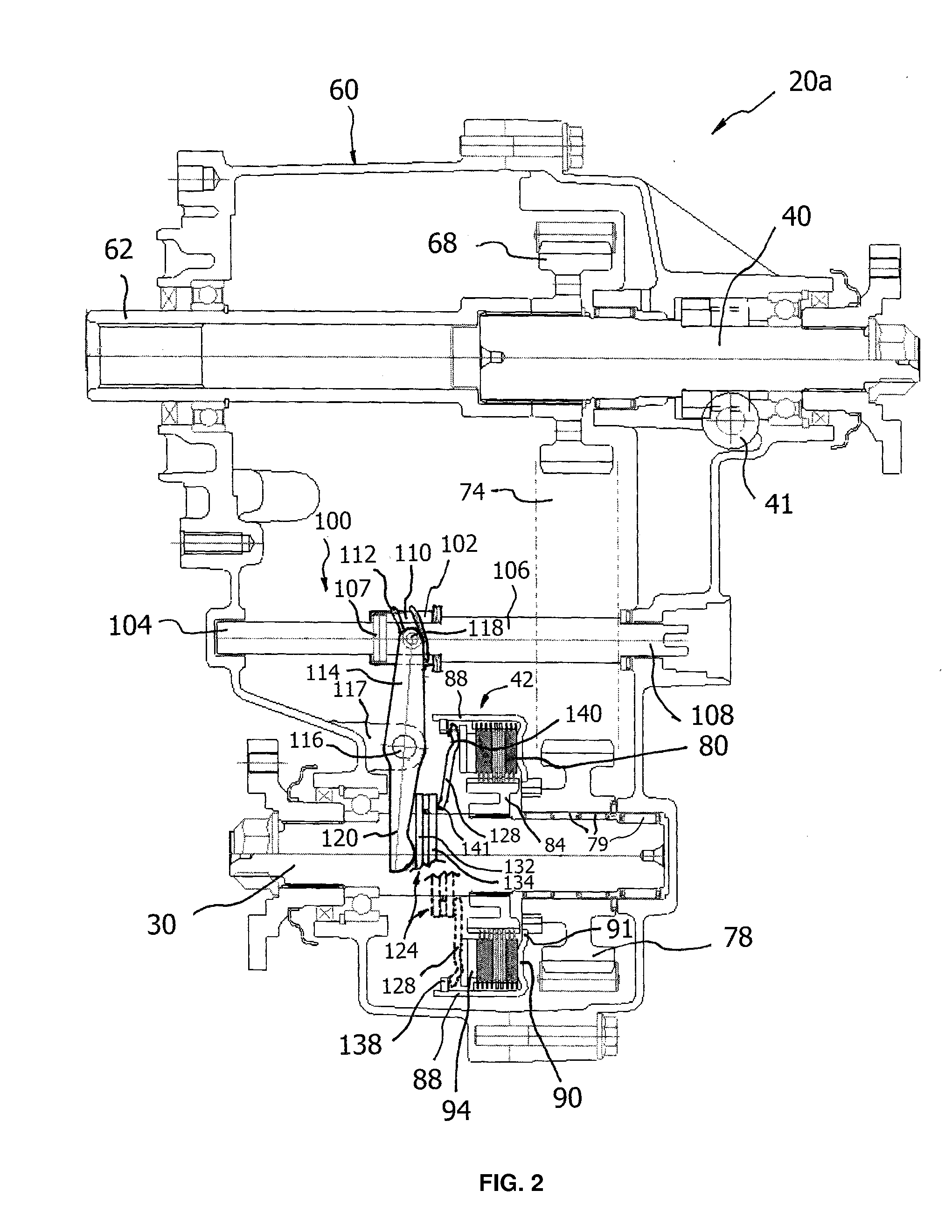 Transfer Case With Clutch Actuator