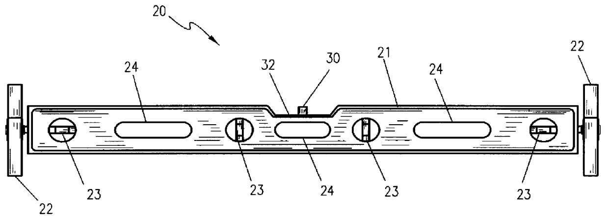Self-supporting level measurement device