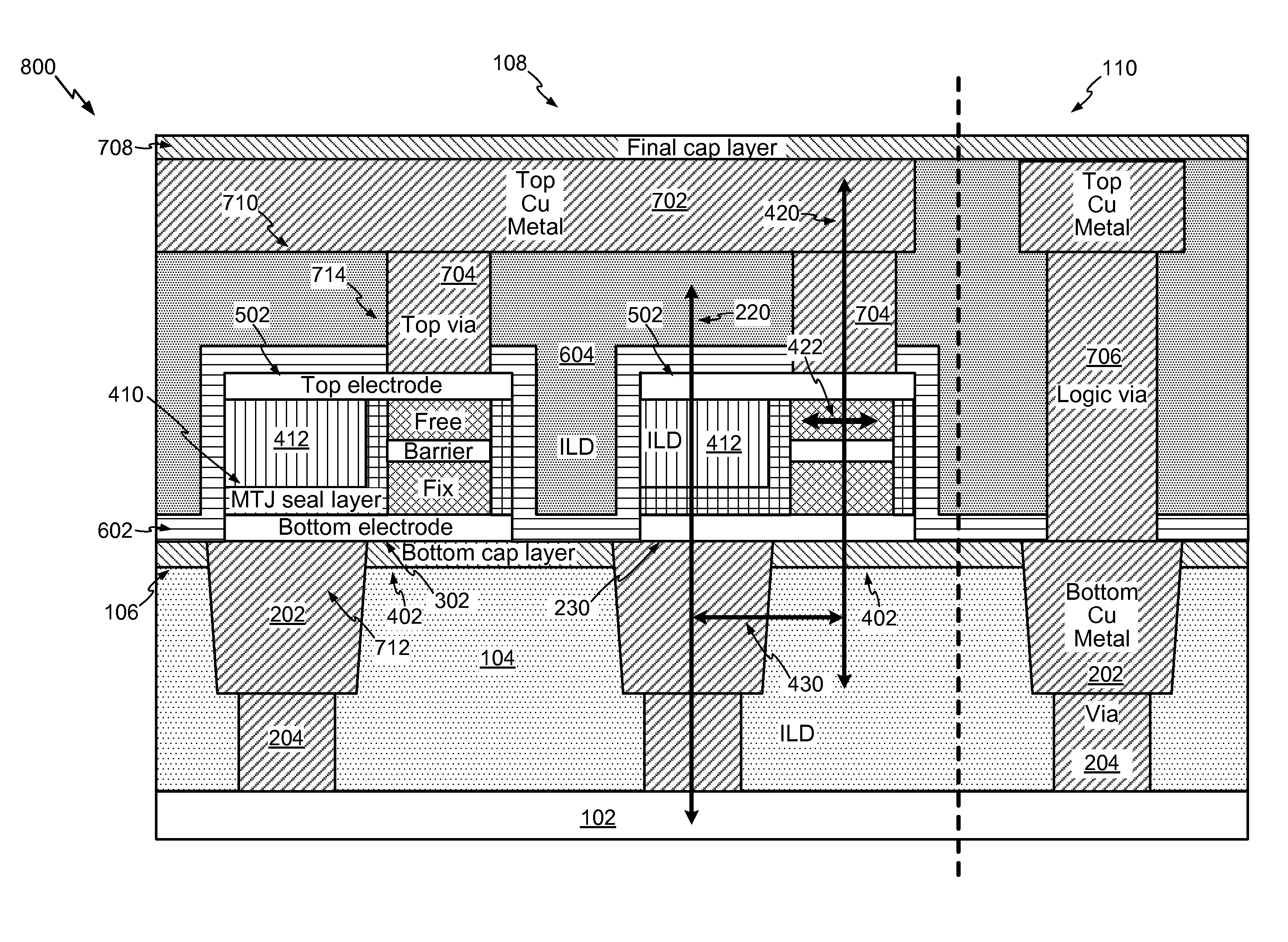 Magnetic tunnel junction device and fabrication