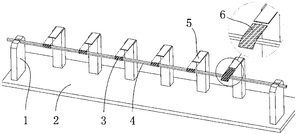 Automatic adhesive tape fixed-point binding device and binding method thereof