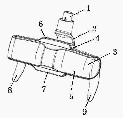 Light-emitting diode (LED) direct-illuminating operating lamp for dental department