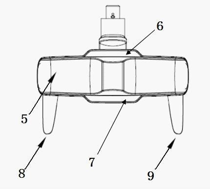 Light-emitting diode (LED) direct-illuminating operating lamp for dental department