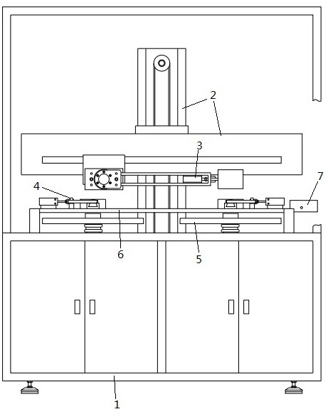 Dust cover rotary cutting device of automobile shock absorber