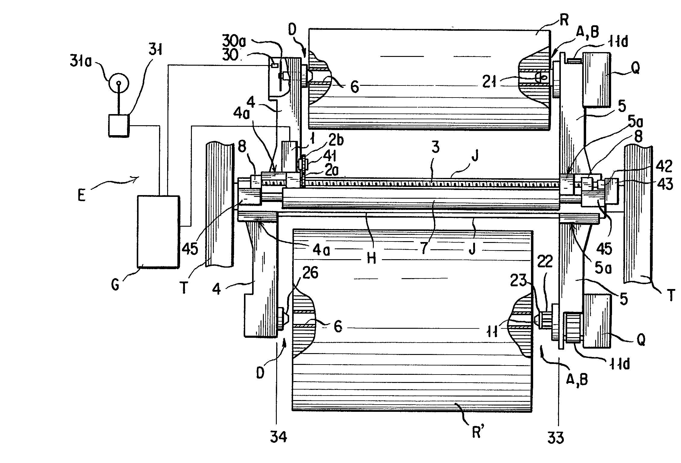 Web infeed for a rotary printing press