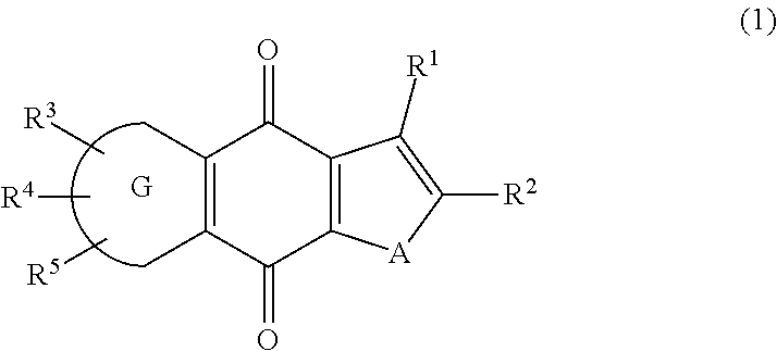 New tricyclic quinone derivative
