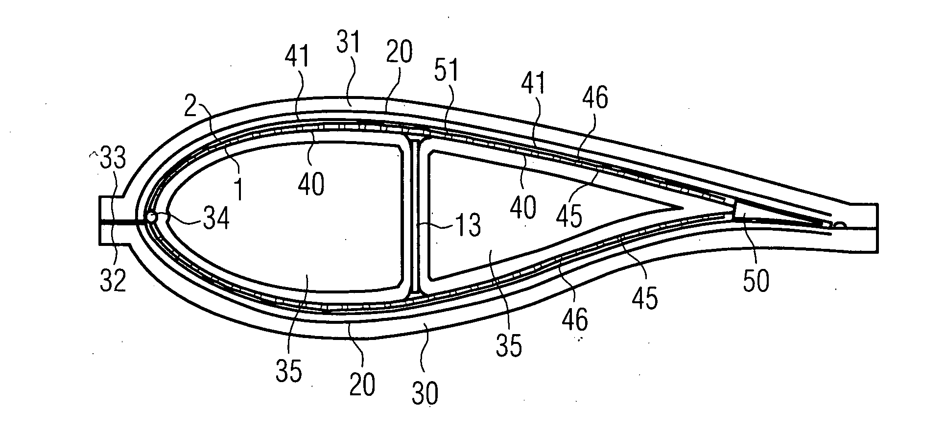 Method for casting a component and a component comprising at least partly of fibre-reinforced plastic laminate