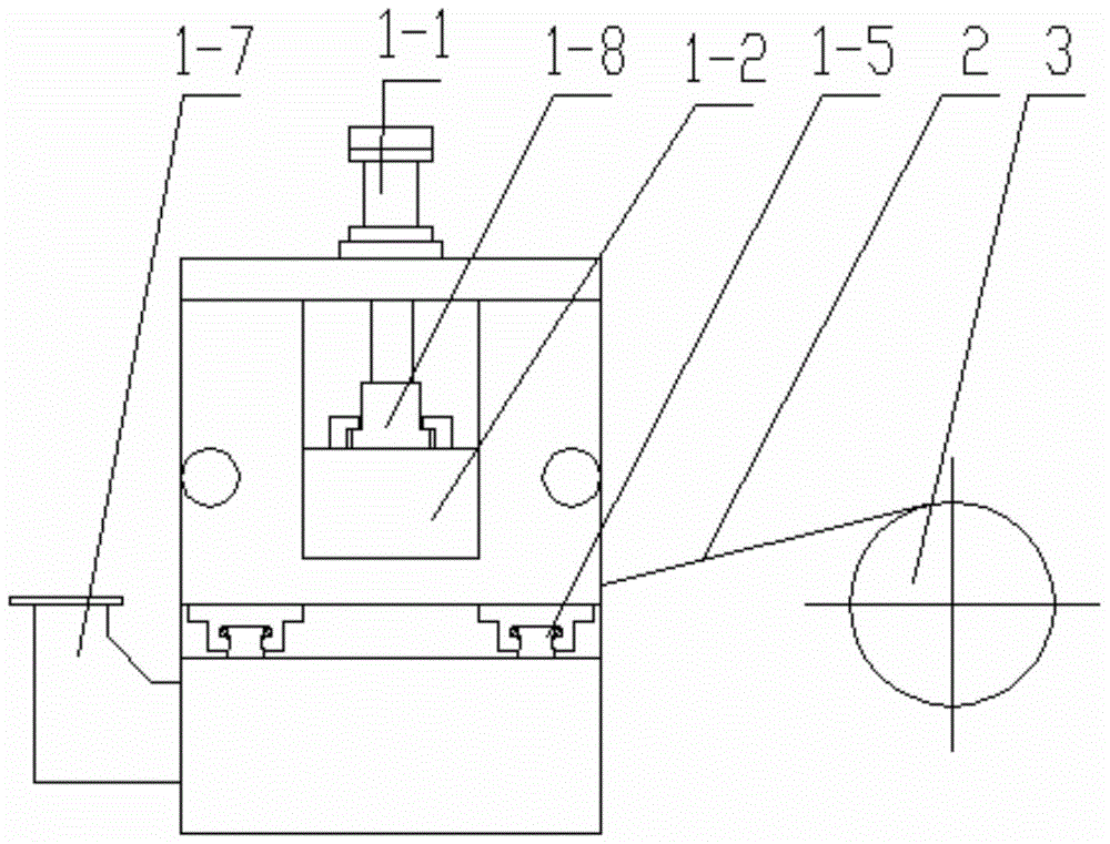 Tension platen structure and its intelligent control method