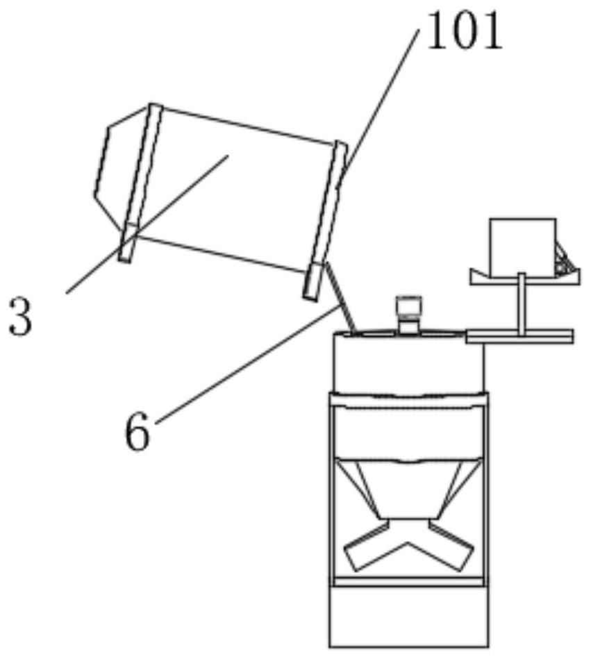 Asphalt concrete production device with novel screening structure and asphalt concrete production method