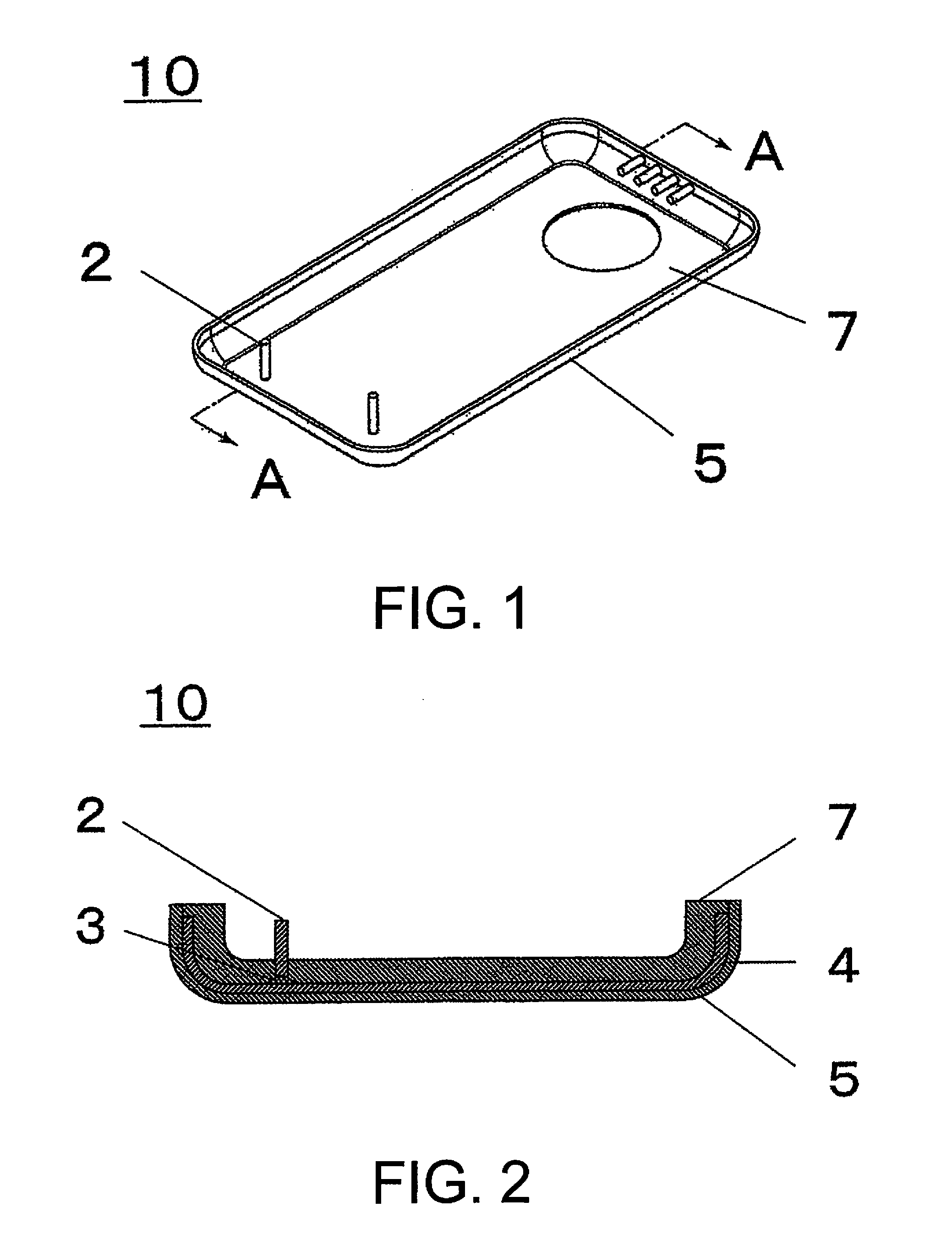 Injection molded product and method of manufacturing the same