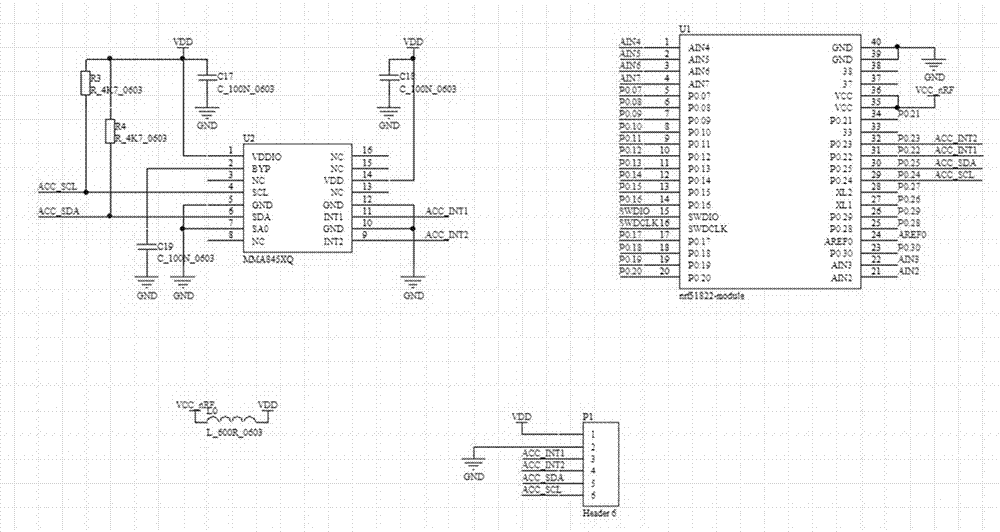 Network pedometer based on Bluetooth and step calculation method