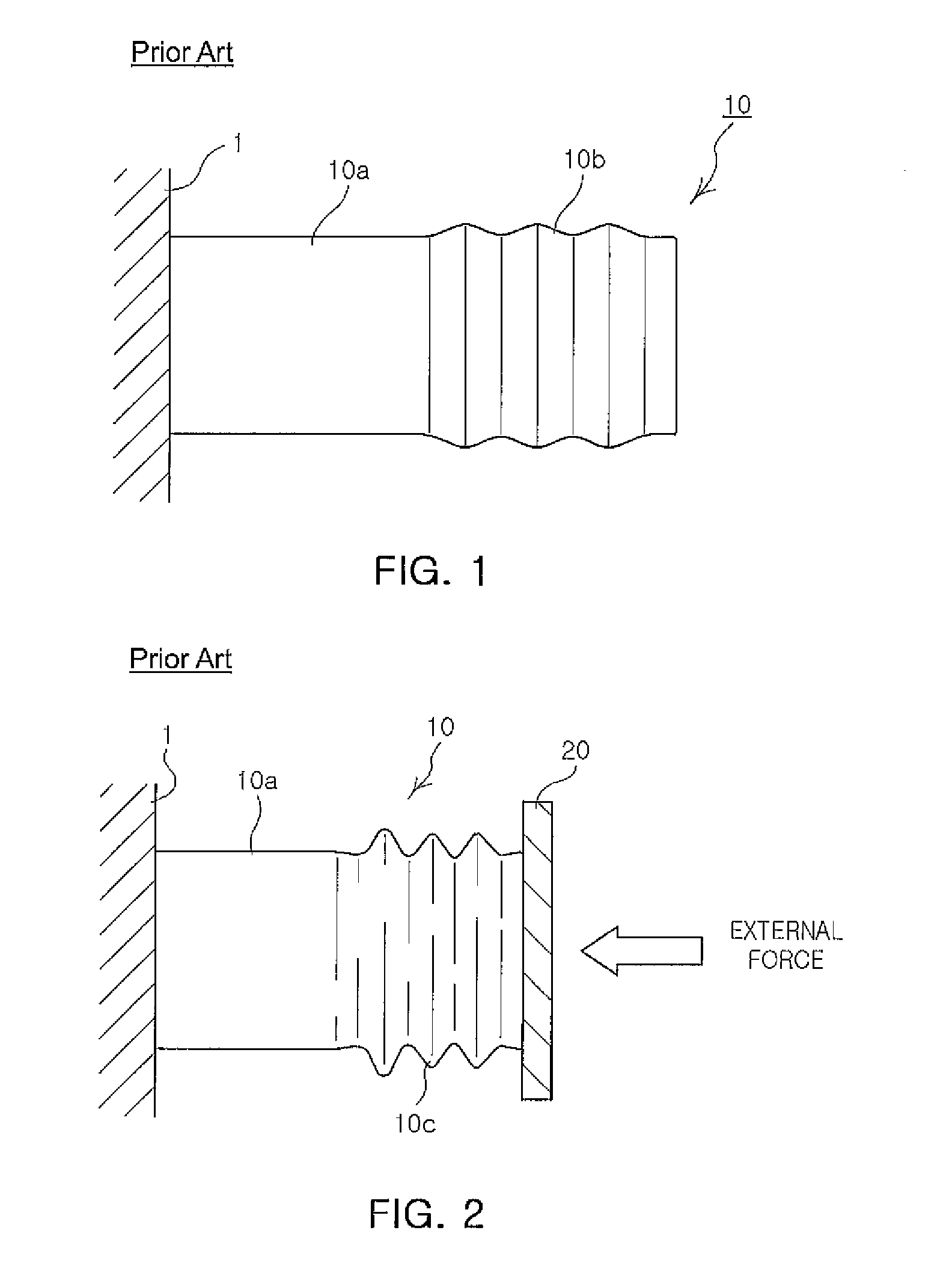 Shock absorbing device for vehicle with multiple shock absorbing stages