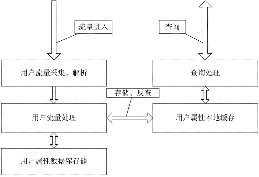 Method for real-time statistics of number of network users