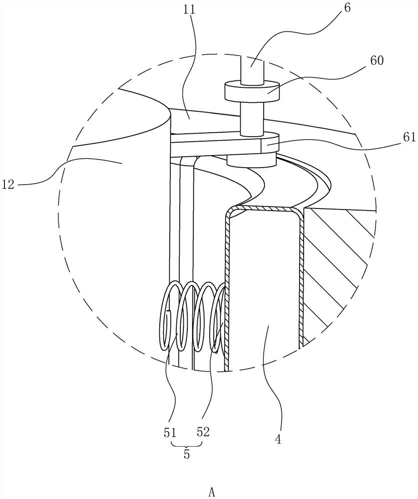 Laminated rubber shock insulation structure on upper portion of house and construction process