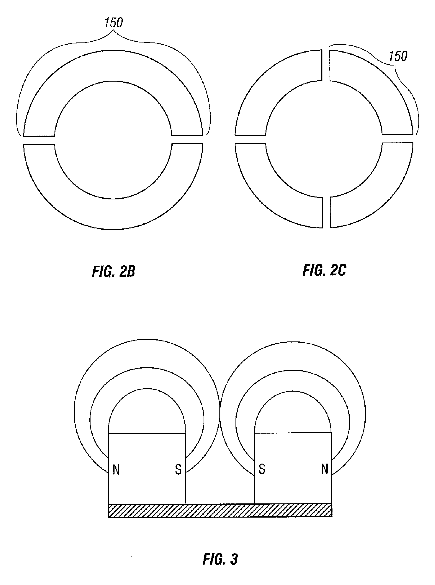 Magnet arrangement and method for use on a downhole tool