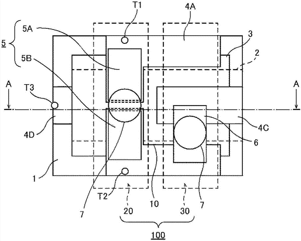 Short circuit element and compensation circuit using same