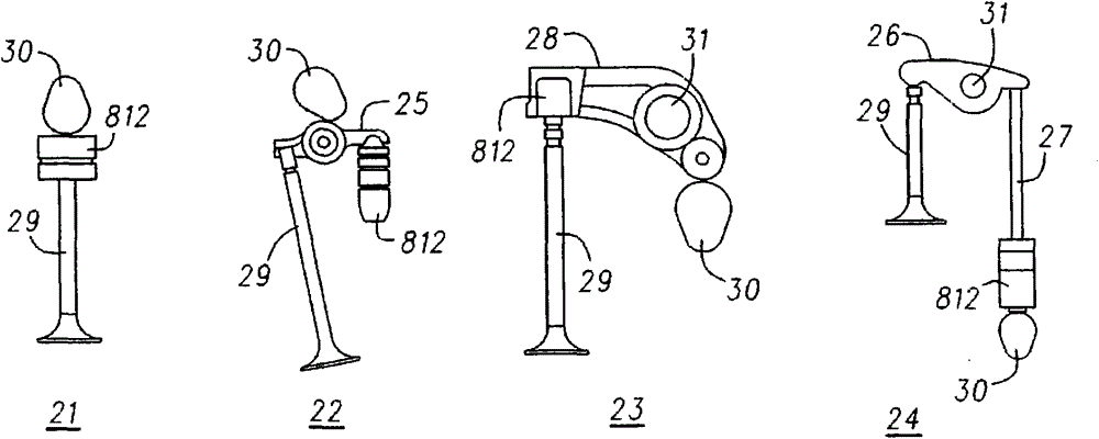 Cylinder head arrangement for variable valve actuation rocker arm assemblies