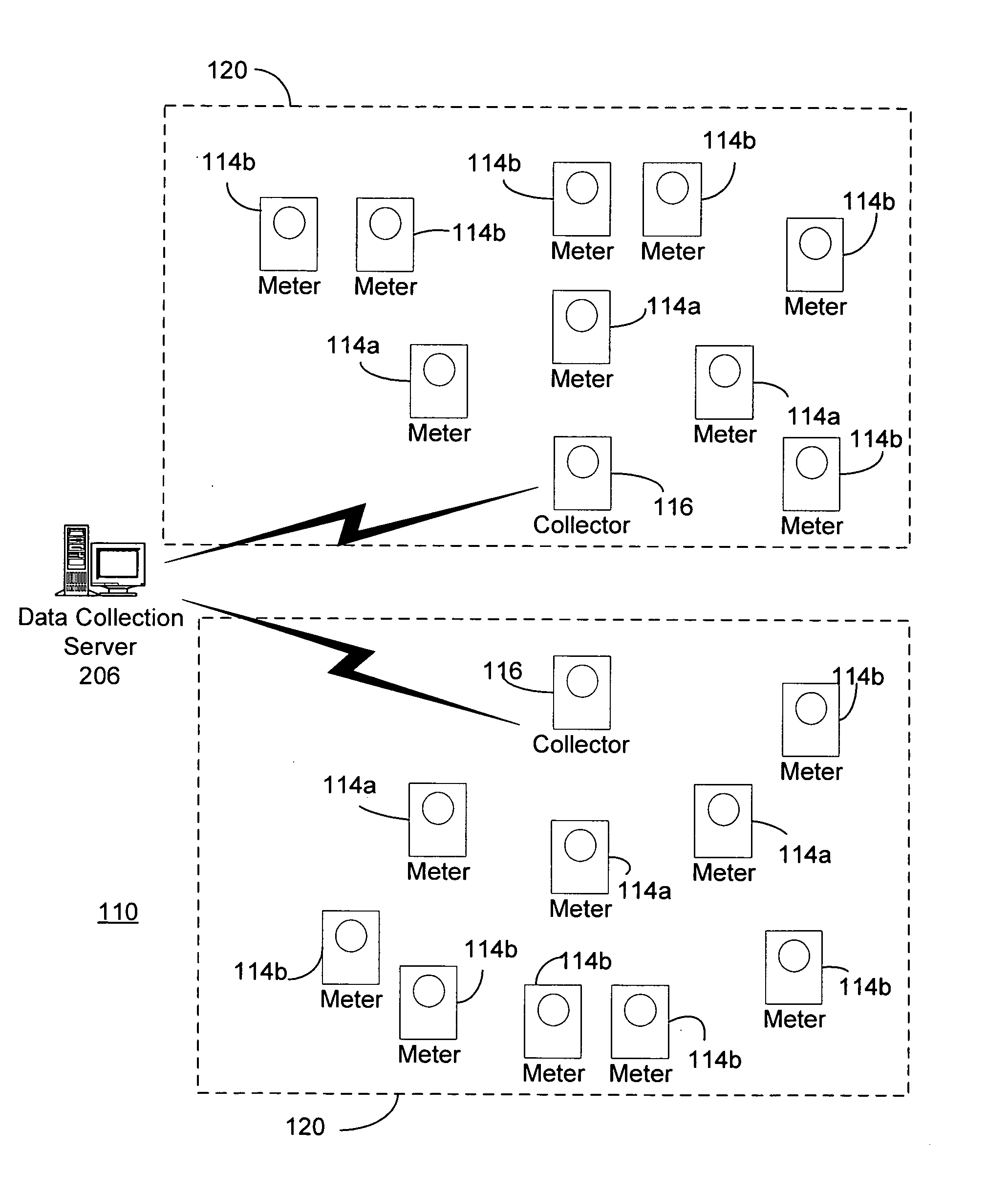In-home display that communicates with a fixed network meter reading system