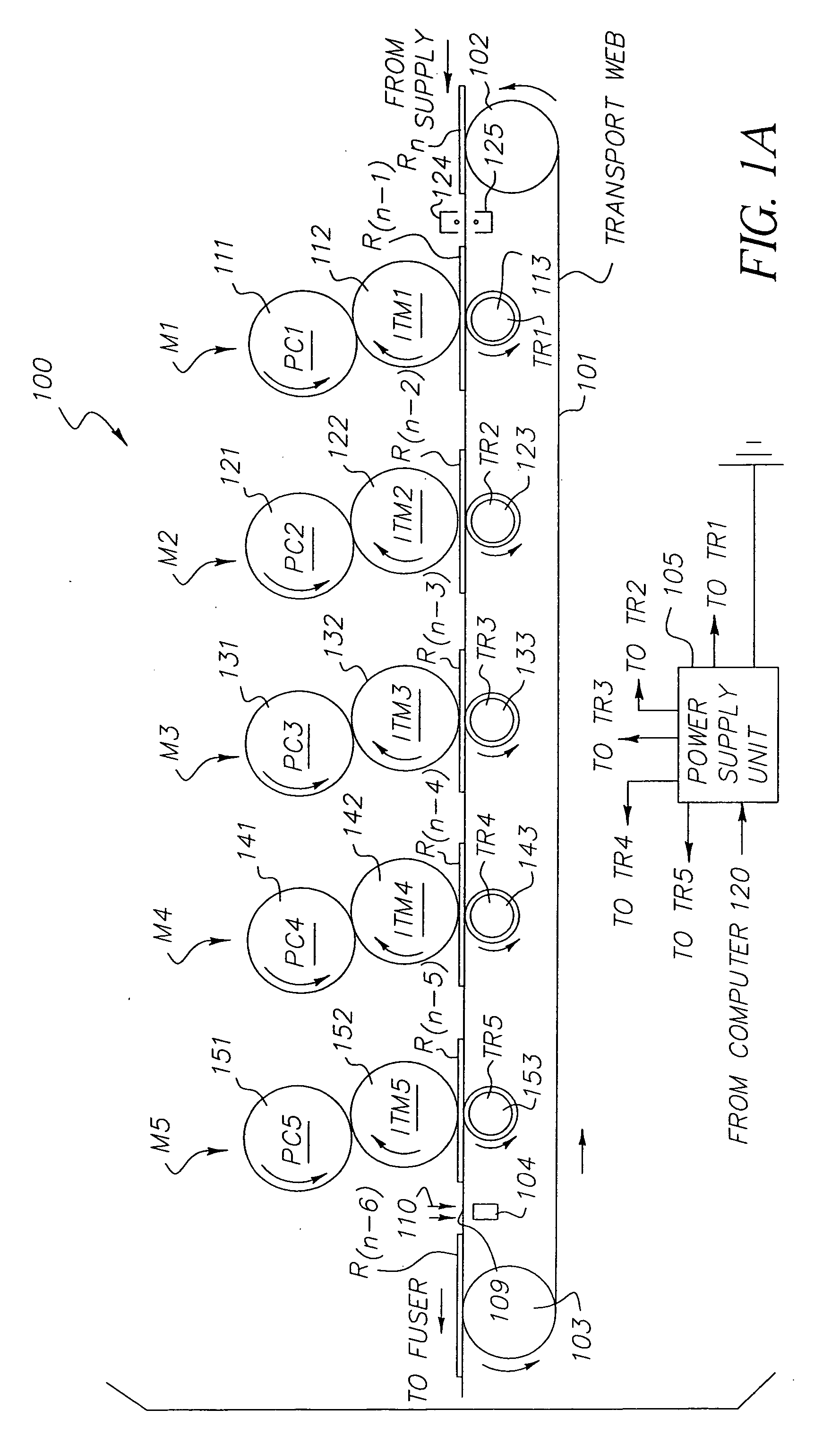 Method and apparatus for printing using a tandem electrostatographic printer