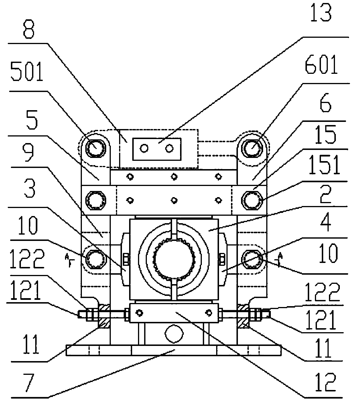 Drill rod clamp mechanism