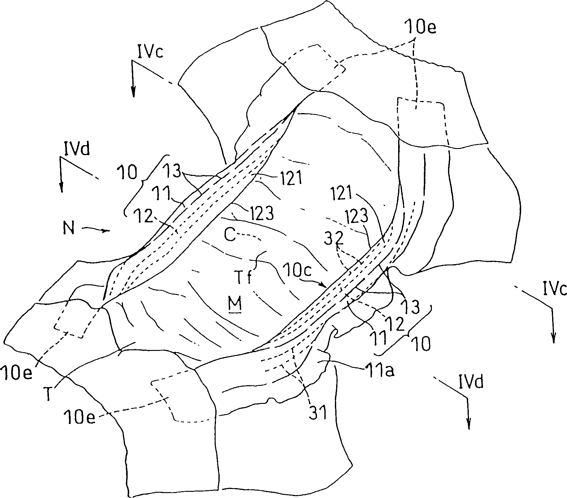 Disposable absorbent wearing article