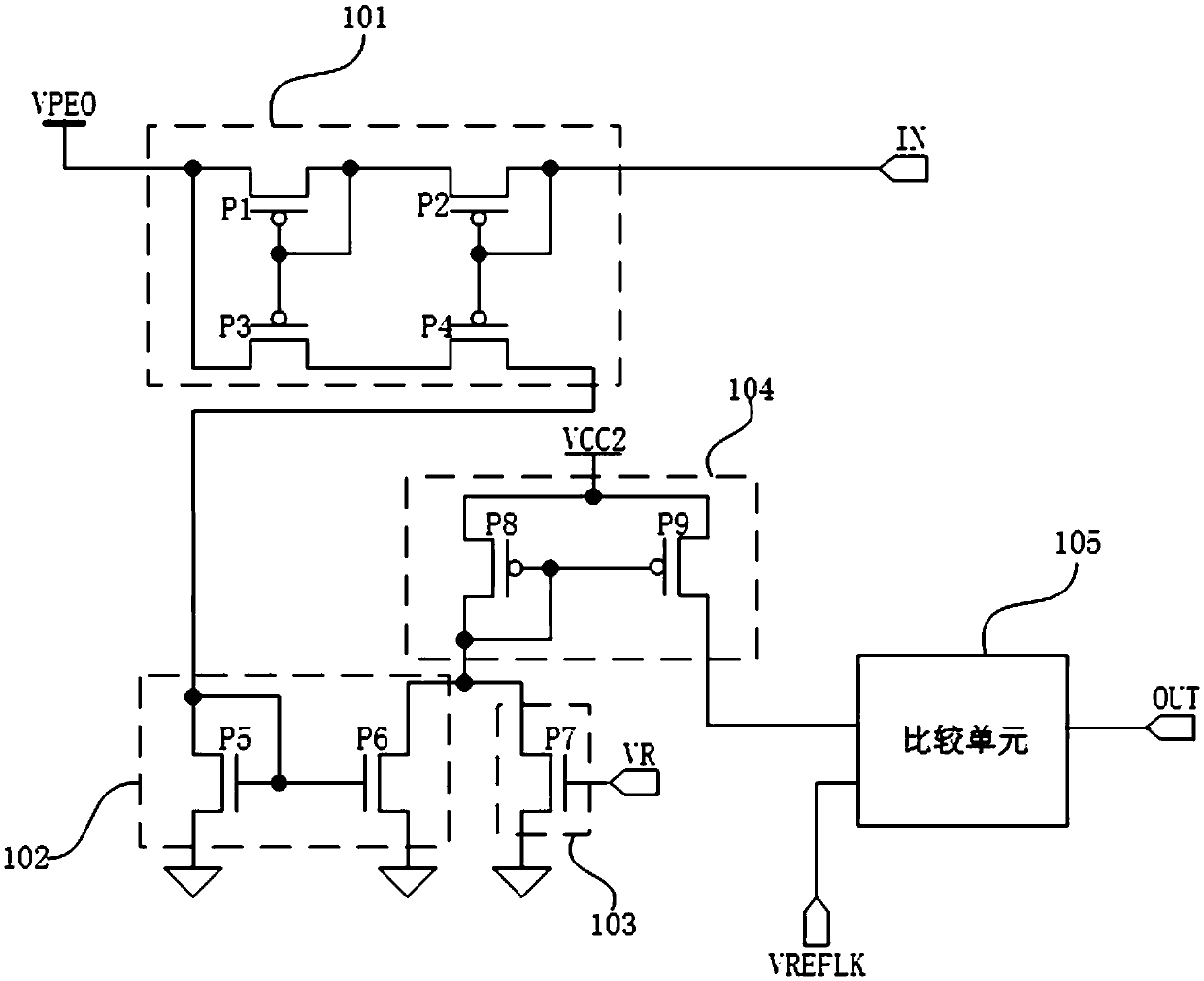 Electric leakage detection circuit, flash memory electric leakage detection device and electric leakage detection method