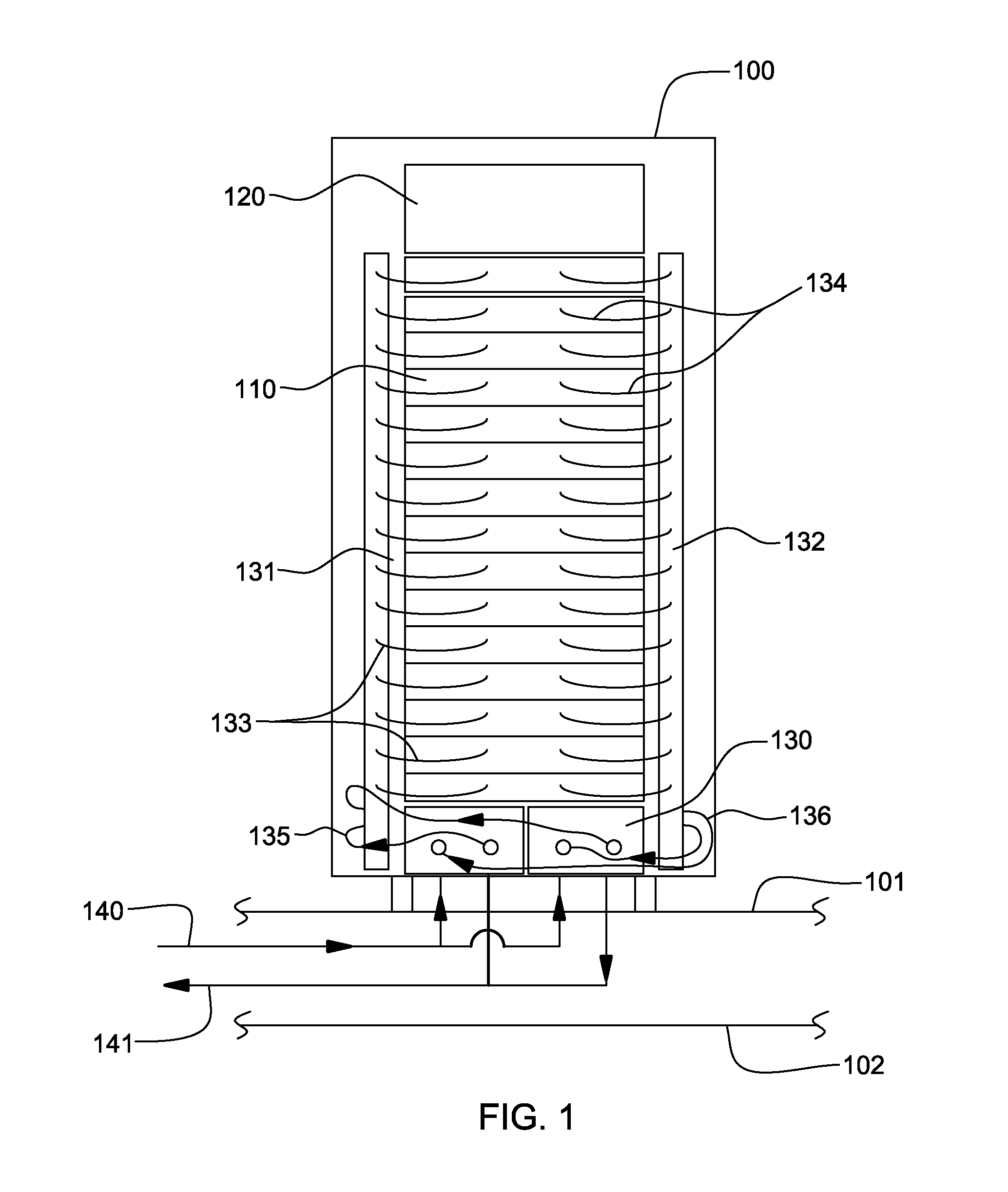 Apparatus and method for facilitating servicing of a liquid-cooled electronics rack