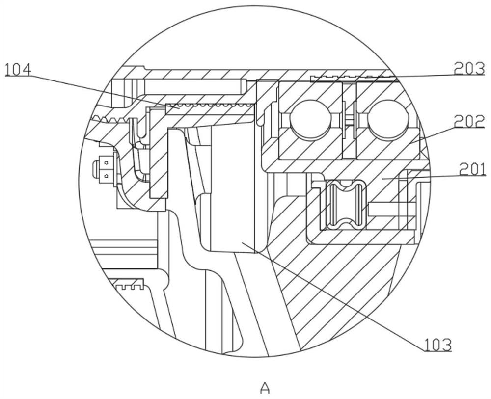 Steel wire rope cabin penetrating sealing device and method