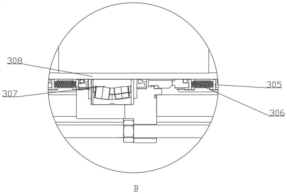 Steel wire rope cabin penetrating sealing device and method