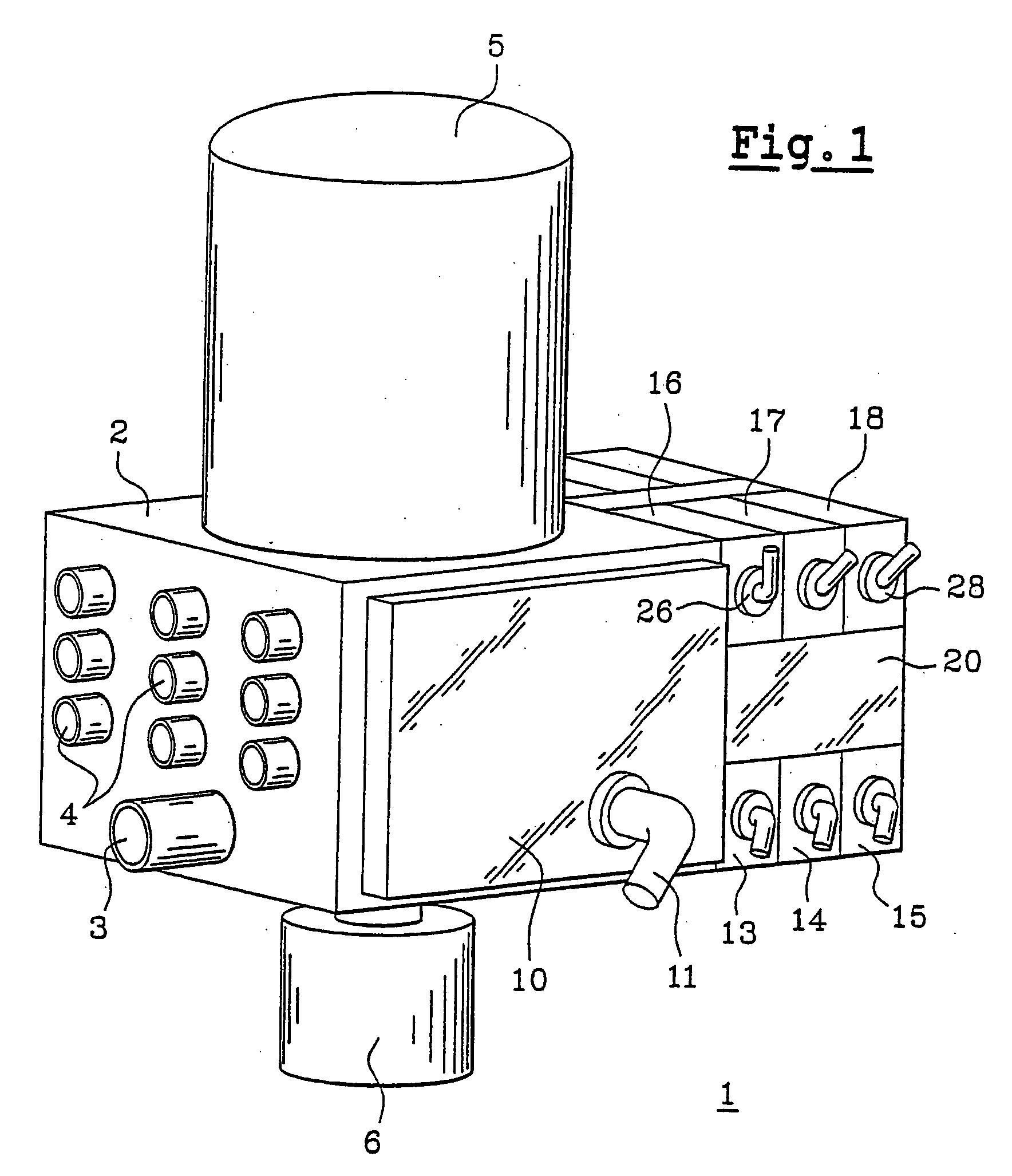 Compressed air treatment device that is designed to be installed in an industrial vehicle