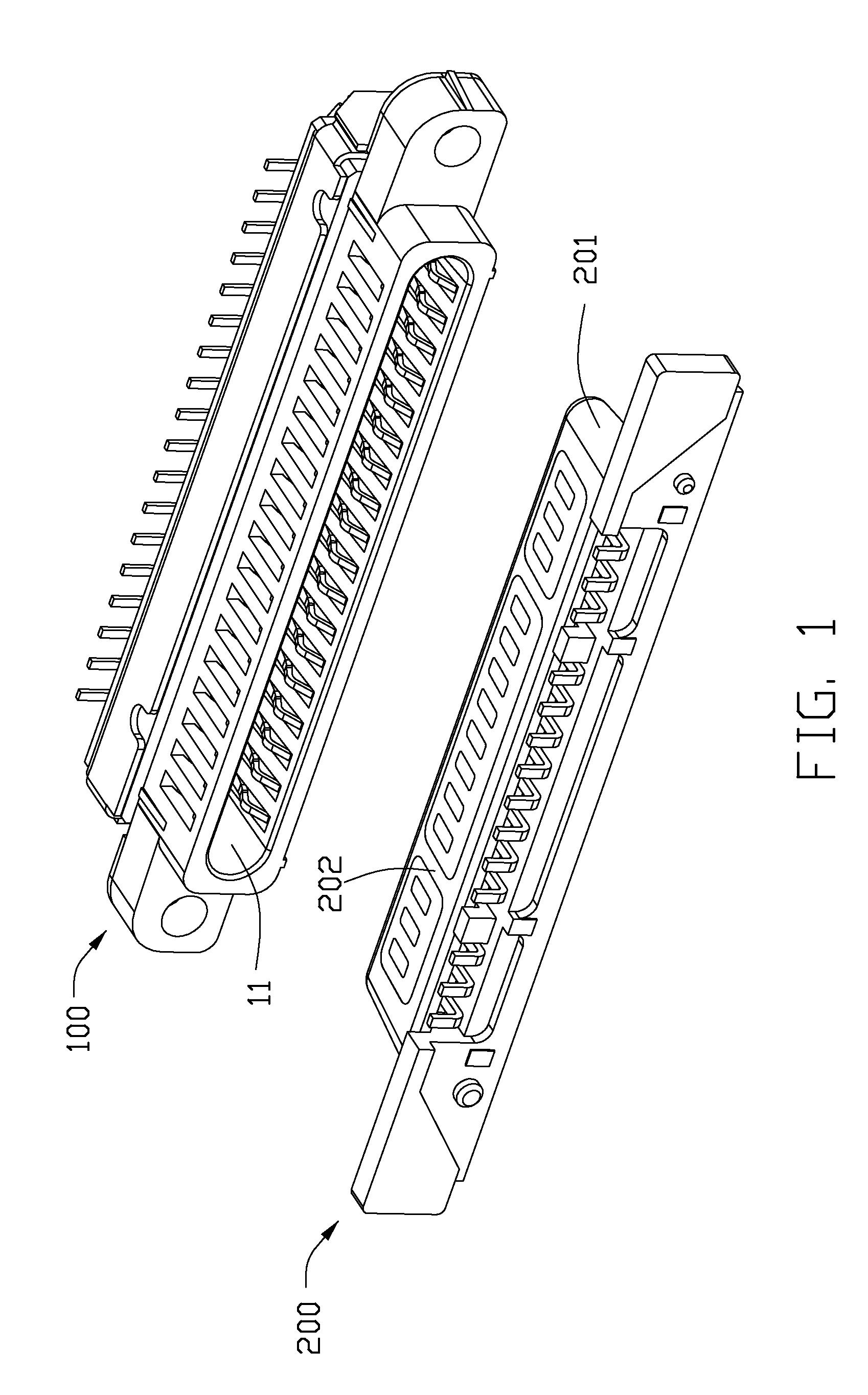 Electrical connector with grounding plate