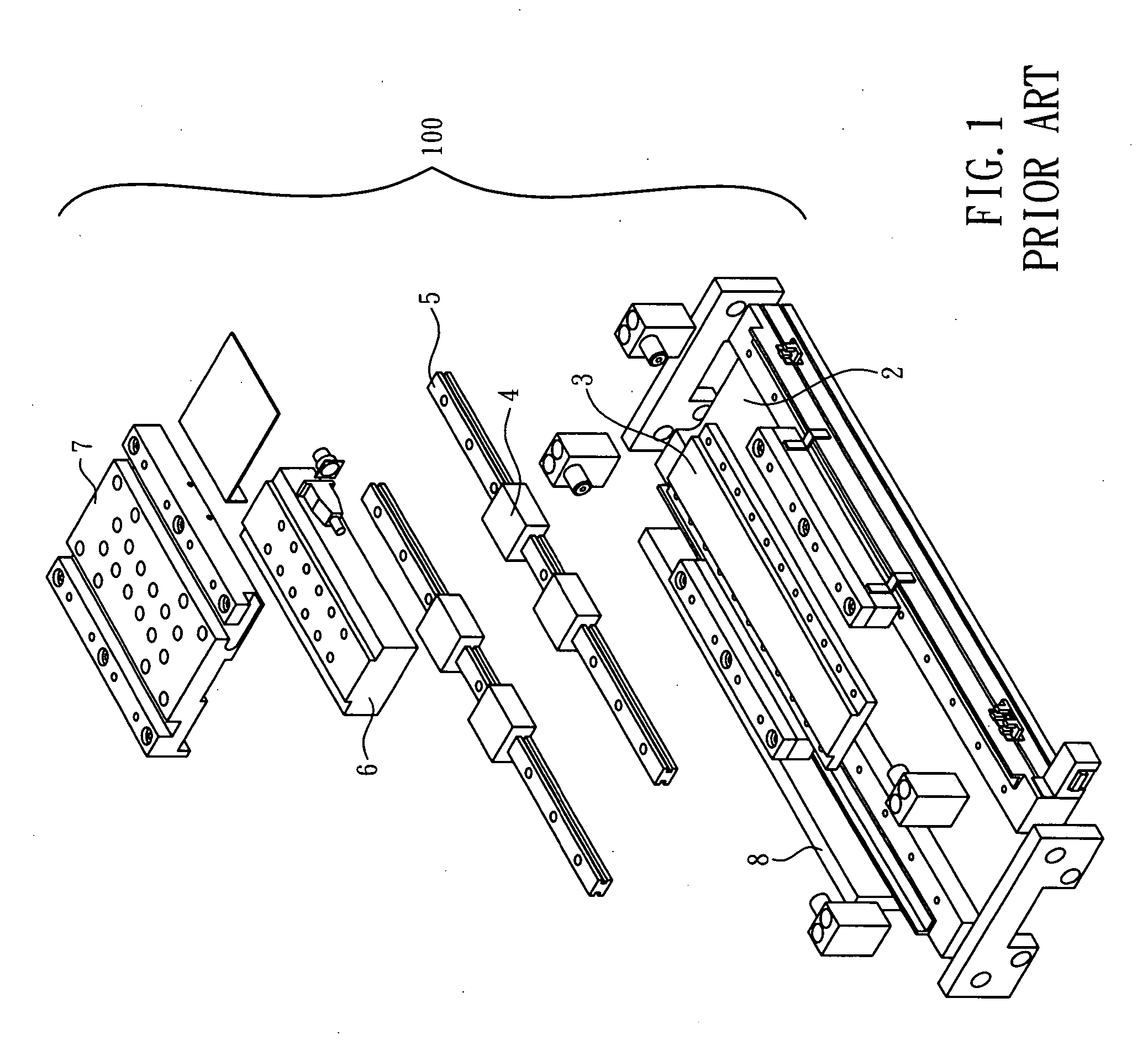 Integrated linear motor