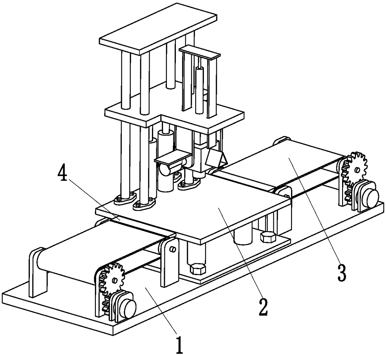 One type of box multi -shaped automatic incision machine